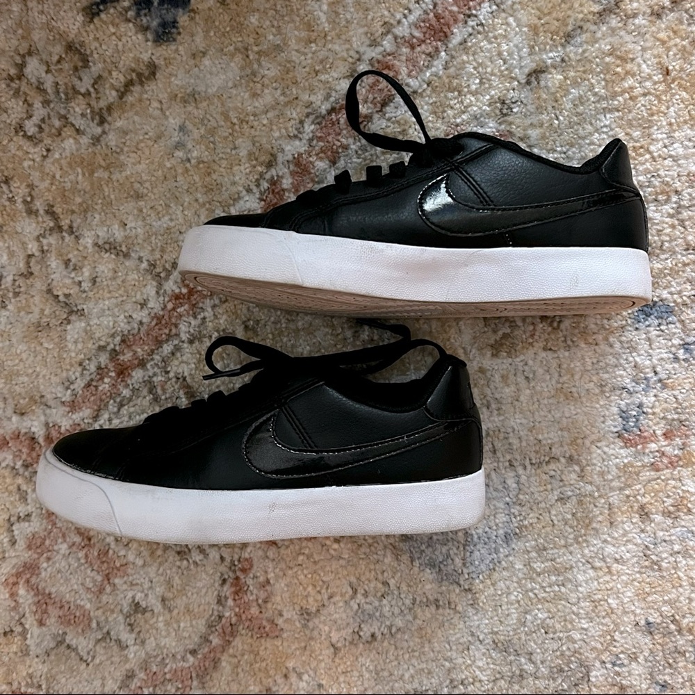 Nike Blazer Low Top Faux Leather Sneakers